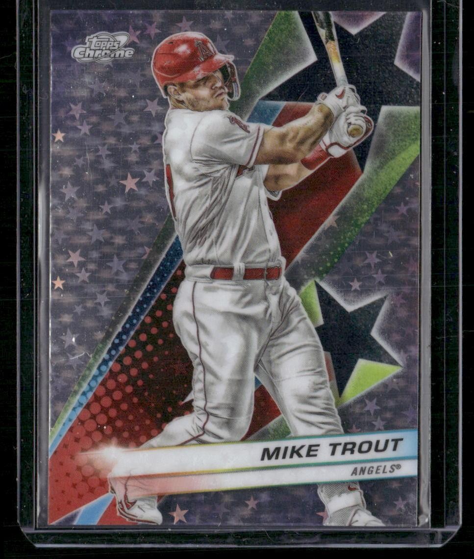 2024 Topps Chrome Cosmic #SF-32 Mike Trout Starfractor