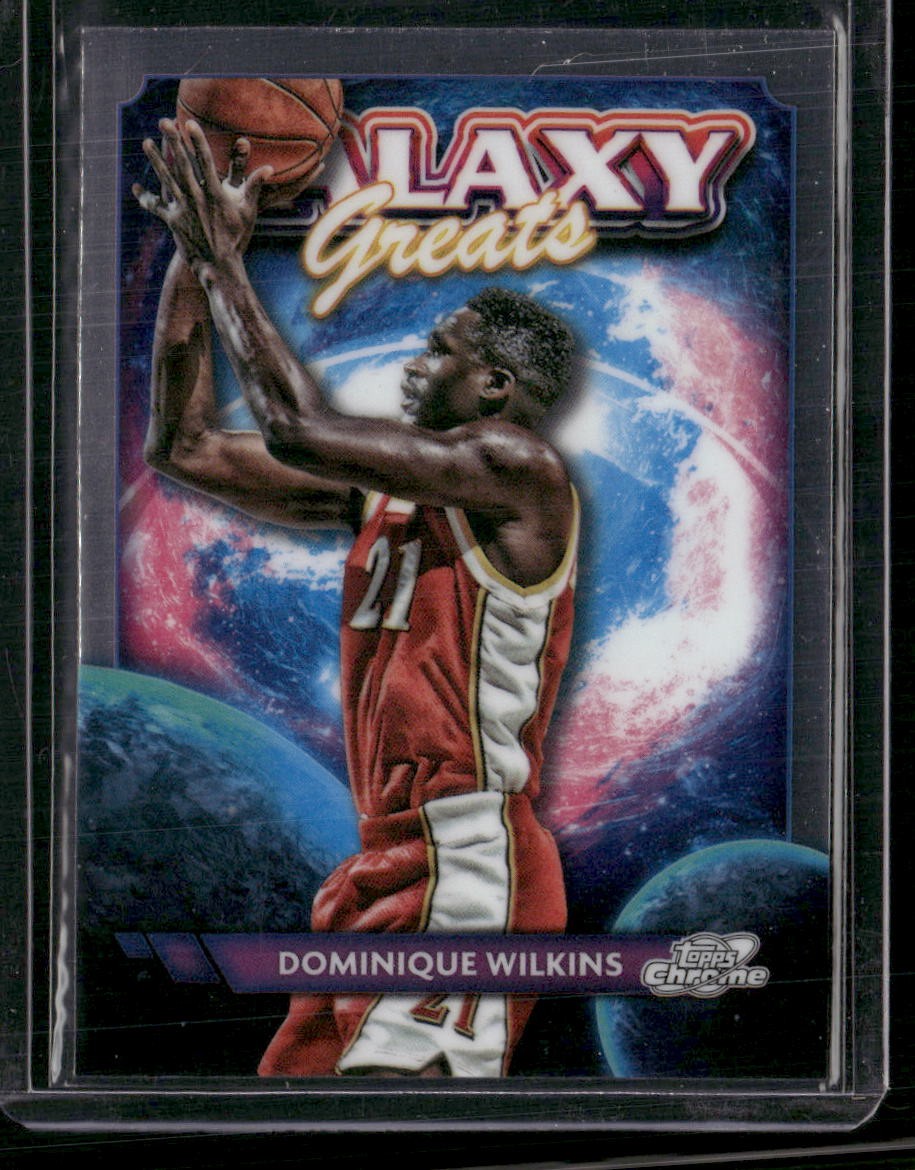 2023-24 Topps Chrome Cosmic #GG-1 Dominique Wilkins Galaxy Greats