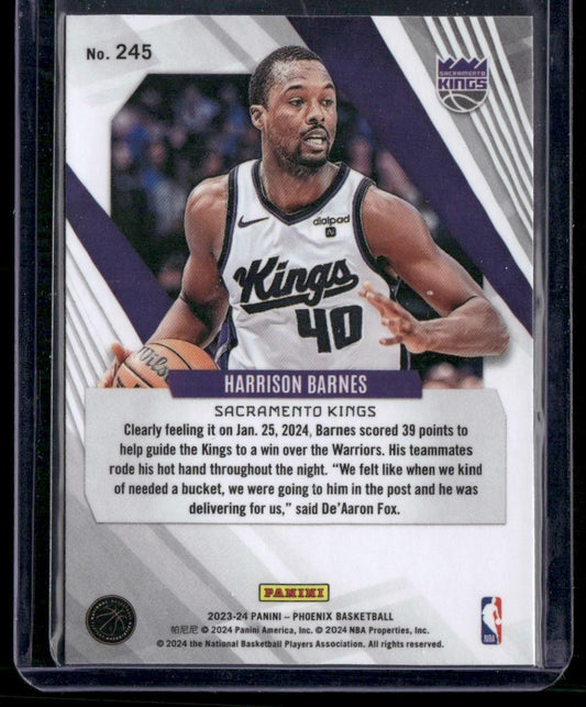 2023-24 Panini Phoenix #245 Harrison Barnes