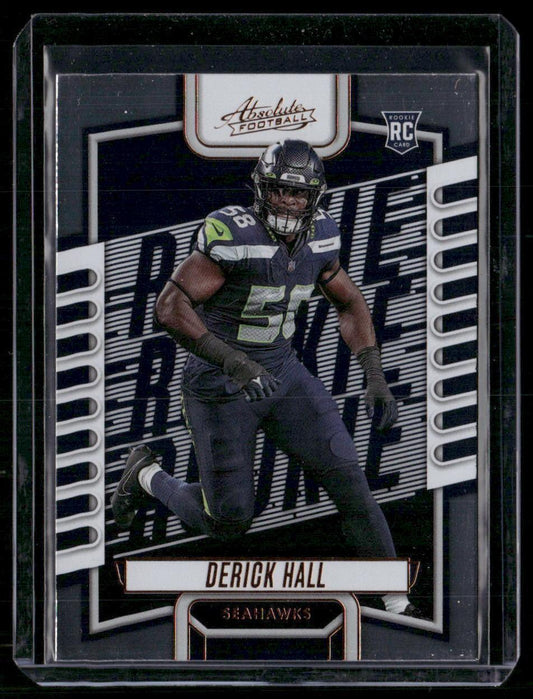 2023 Panini Absolute #165 Derick Hall Orange