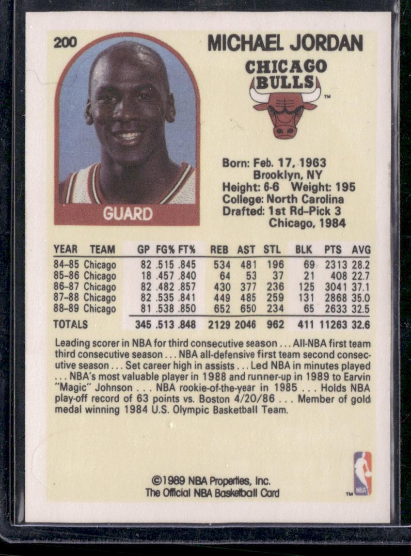 1989-90 Hoops Superstars #12 Michael Jordan