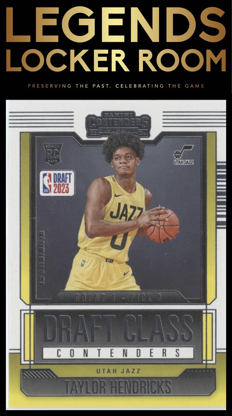 2023-24 Panini Contenders #17 Taylor Hendricks 2023 Draft Class Contenders