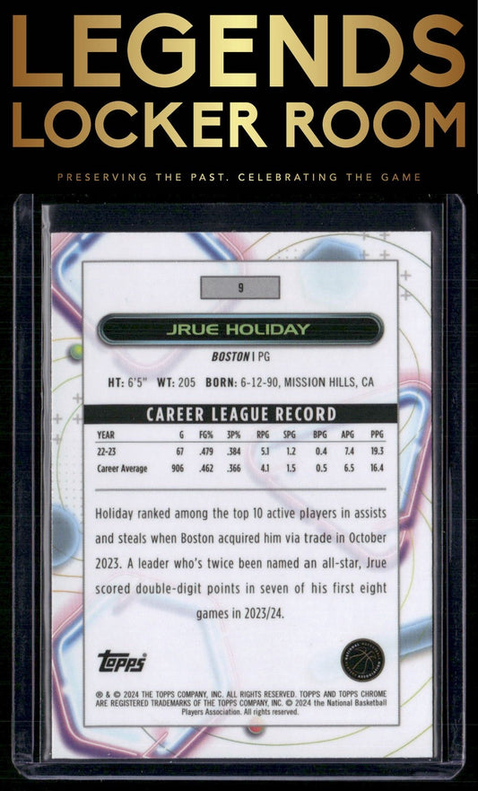 2023-24 Topps Chrome Cosmic #9 Jrue Holiday