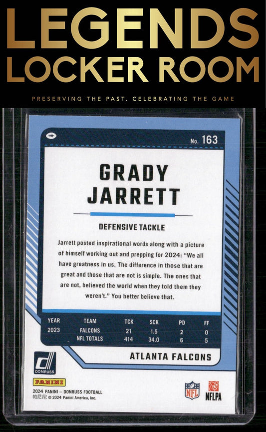 2024 Donruss #163 Grady Jarrett
