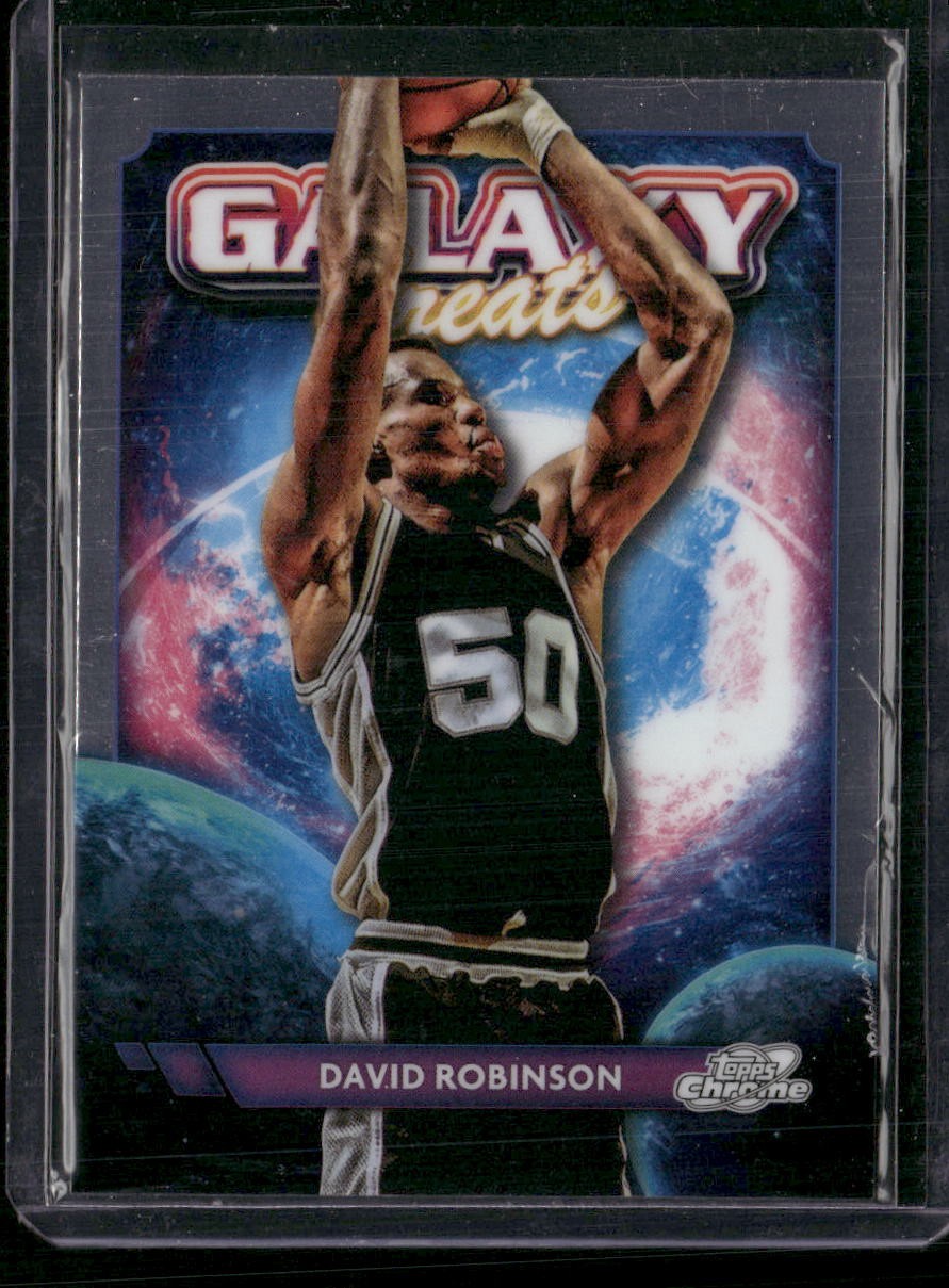 2023-24 Topps Chrome Cosmic #GG-28 David Robinson Galaxy Greats