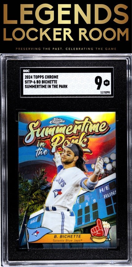 2024 Topps Chrome #SITP-6 Bo Bichette Summertime in the Park SGC 9