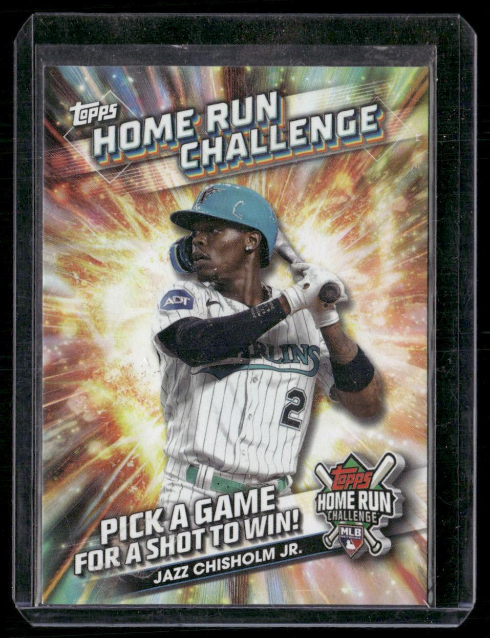 2024 Topps #HRC-30 Jazz Chisholm Jr. Home Run Challenge (Series One)