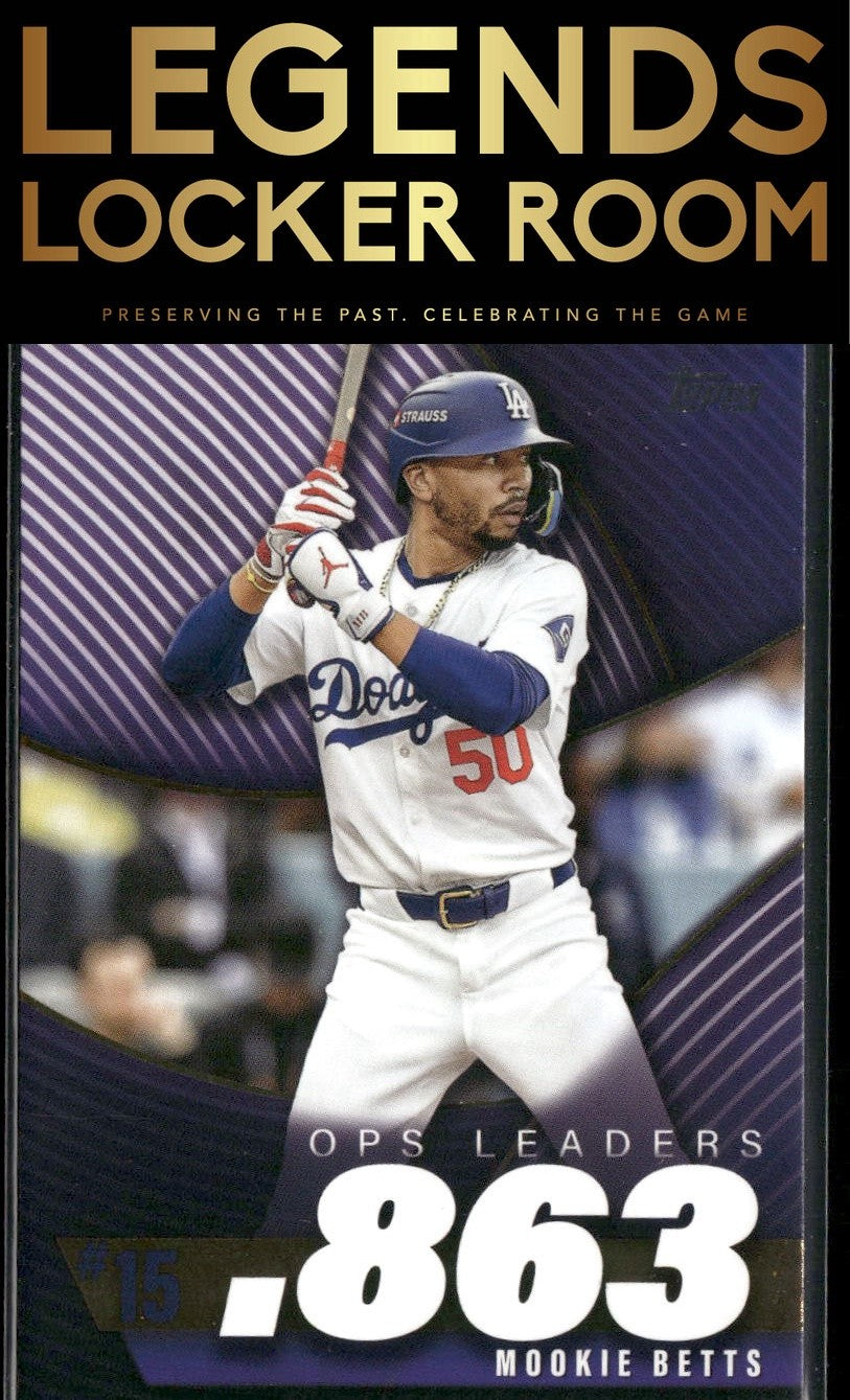 2025 Topps #OPS-15 Mookie Betts OPS Leaders