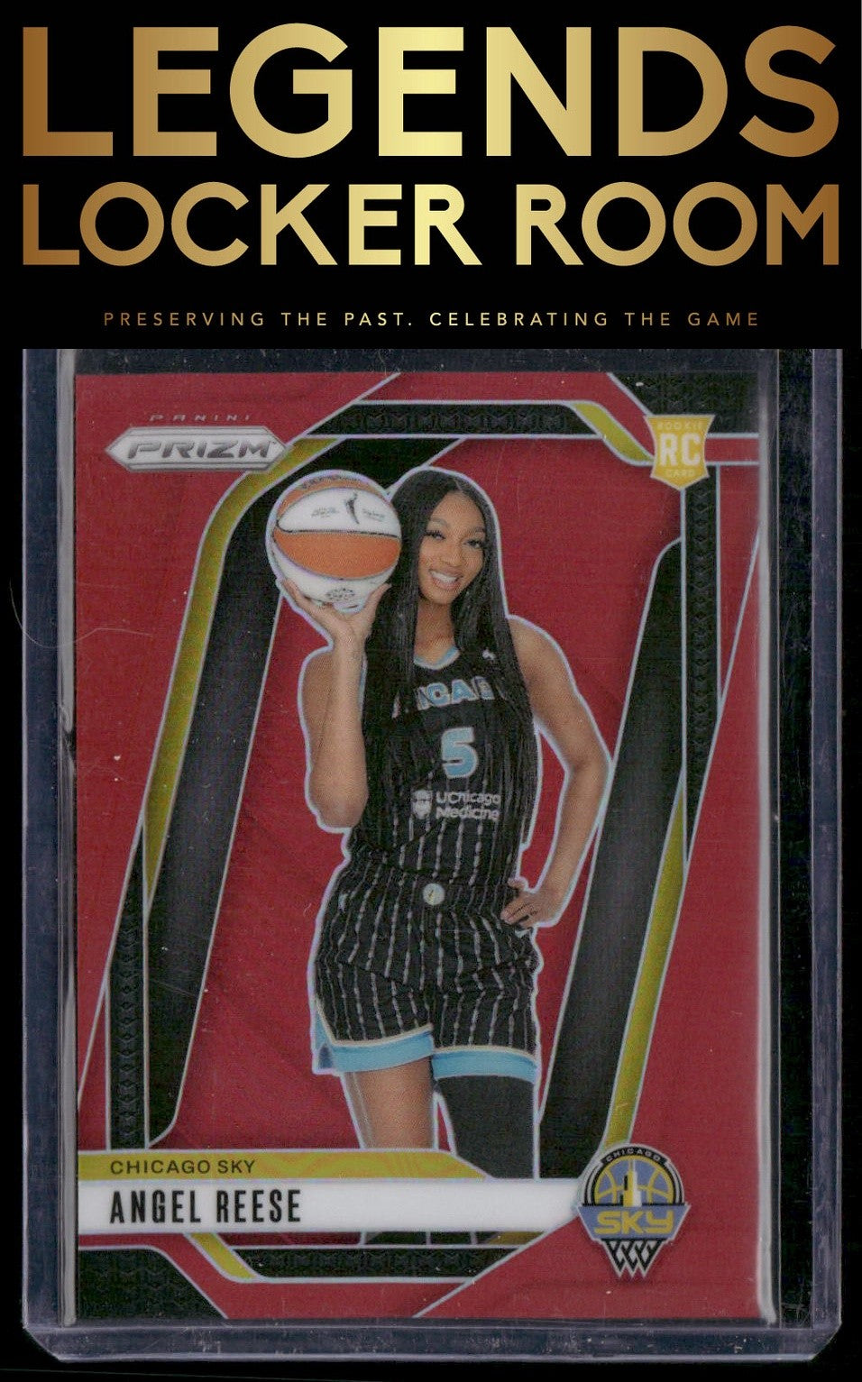 2024 Panini Prizm WNBA #147 Angel Reese Red Prizms #/299