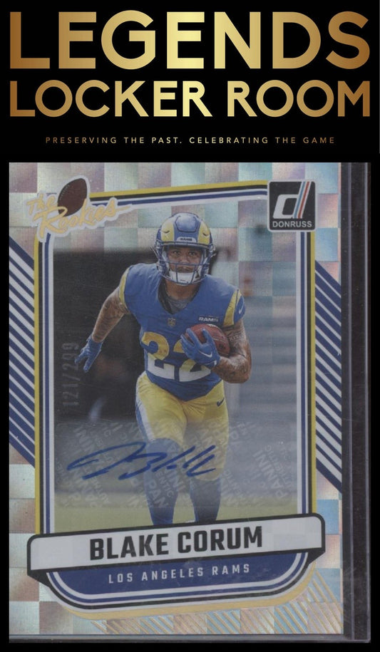 2024 Donruss #TR-29 Blake Corum The Rookies Autographs #/299