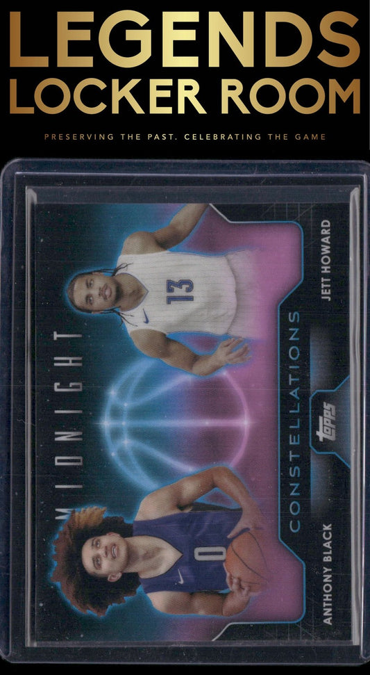 2023-24 Topps Midnight #C-14 Anthony Black / Jett Howard Constellations