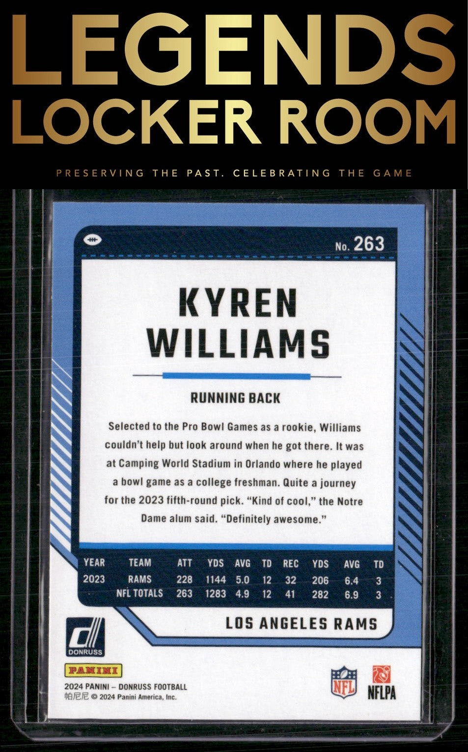 2024 Donruss #263 Kyren Williams