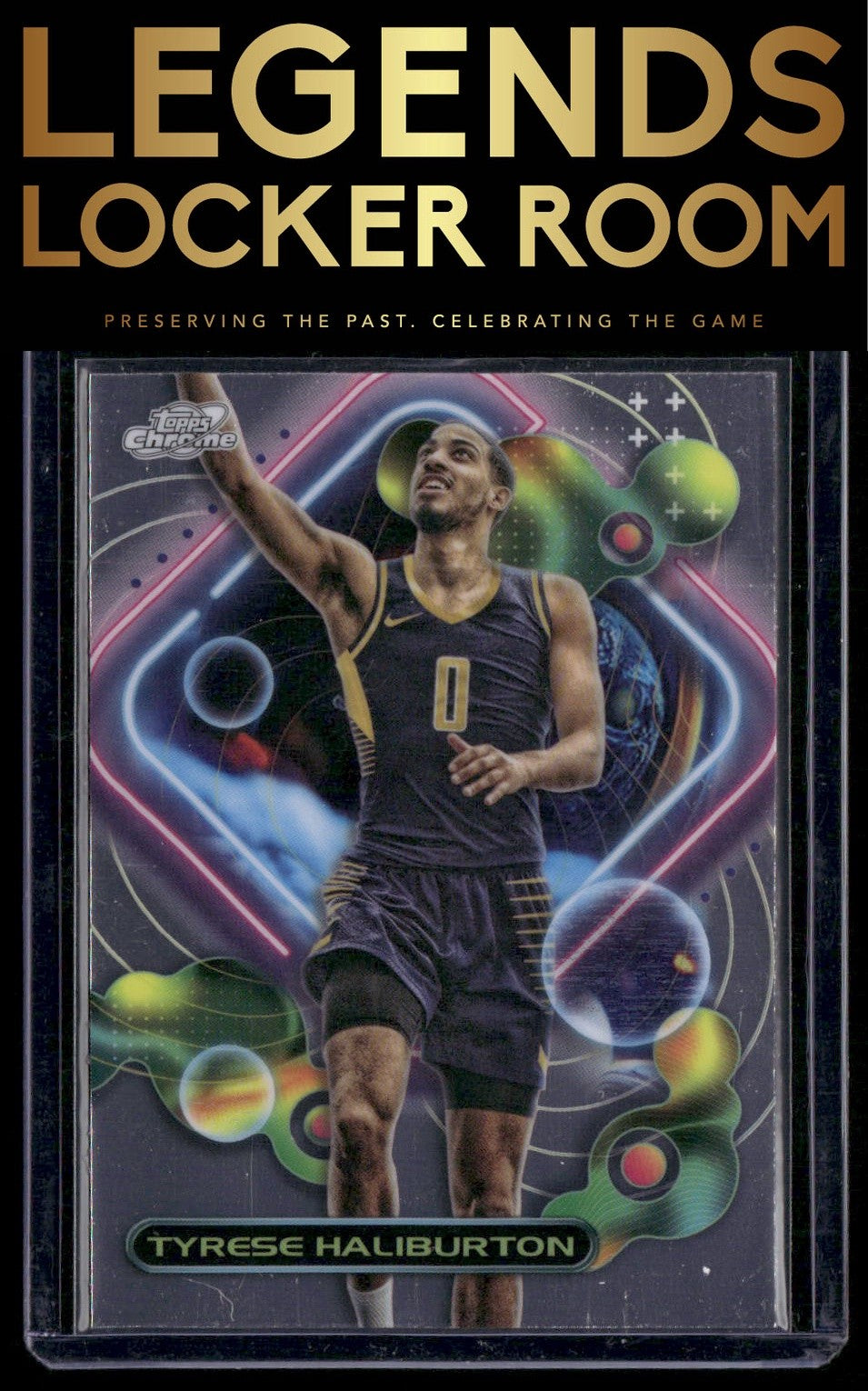 2023-24 Topps Chrome Cosmic #50 Tyrese Haliburton