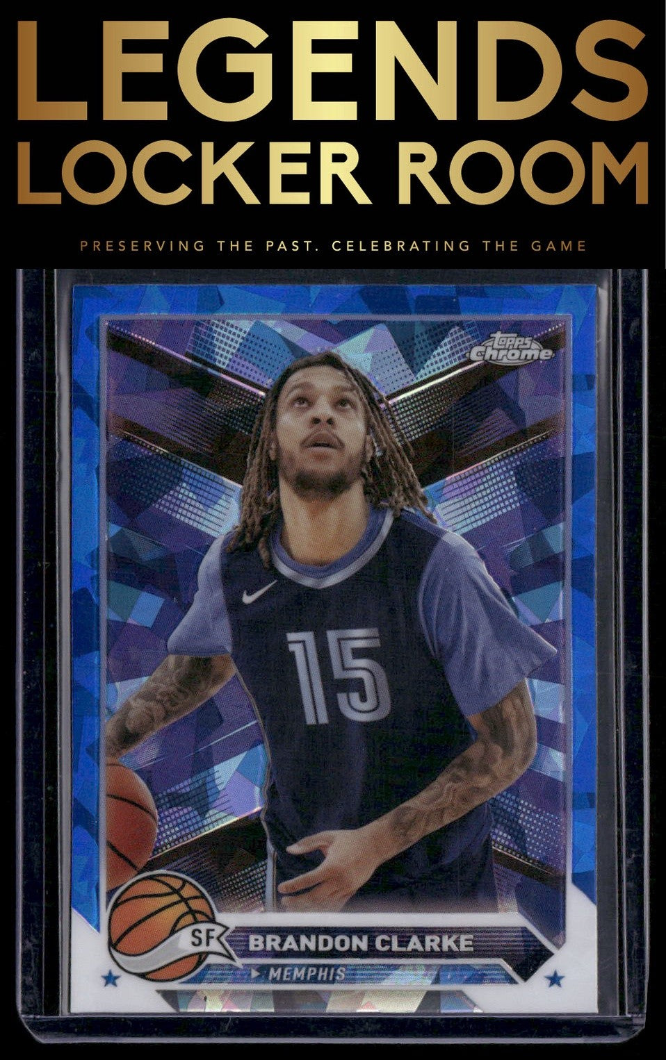 2023-24 Topps Chrome Sapphire Edition #142 Brandon Clarke