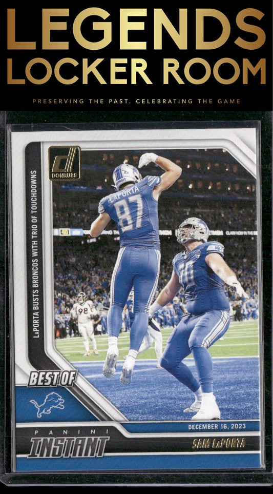 2024 Donruss #24 Sam LaPorta Best of Panini Instant