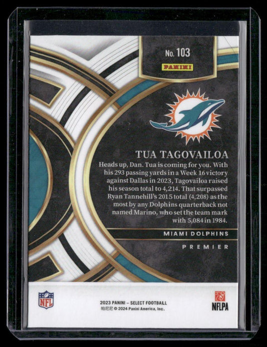 2023 Panini Select #103 Tua Tagovailoa