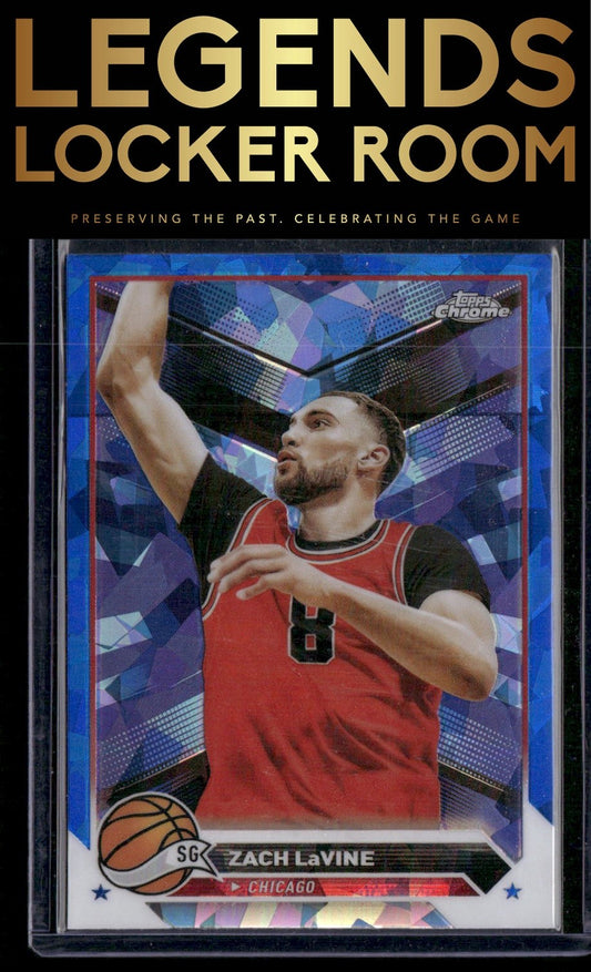 2023-24 Topps Chrome Sapphire #55 Zach LaVine