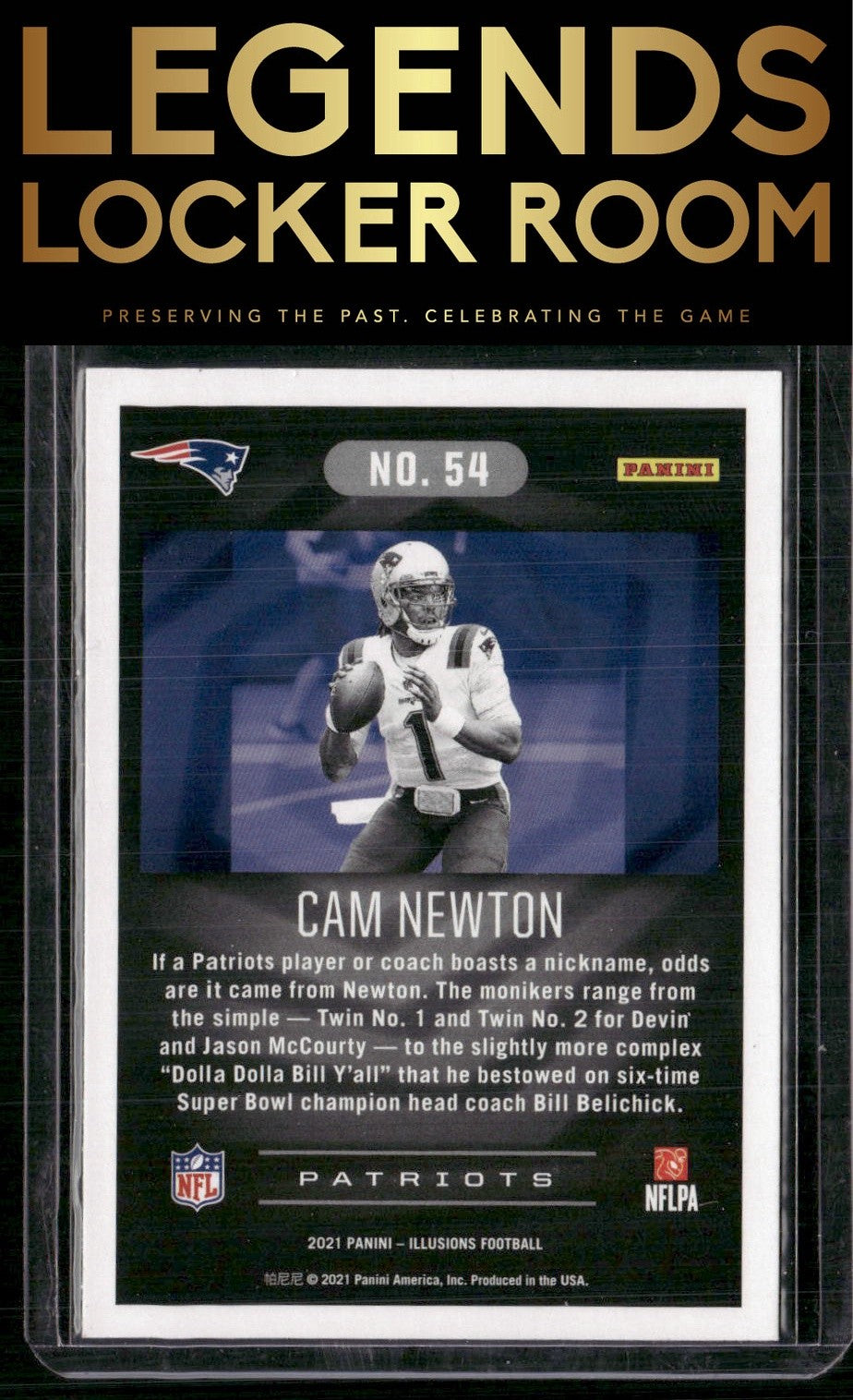 2021 Panini Illusions #54 Cam Newton Retail