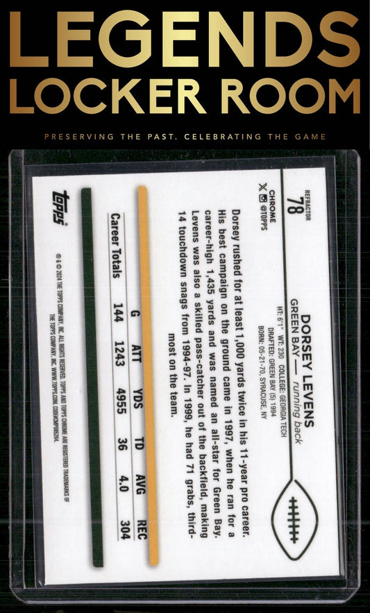 2024 Topps Chrome #78 Dorsey Levens Refractor