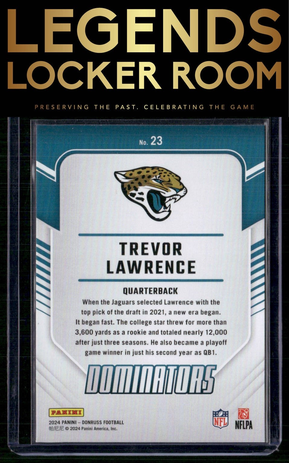 2024 Donruss #23 Trevor Lawrence Dominators