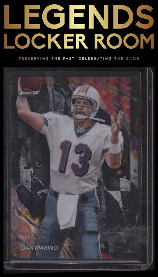 2024 Finest #128 Dan Marino Black Geometric Refractor 20/20