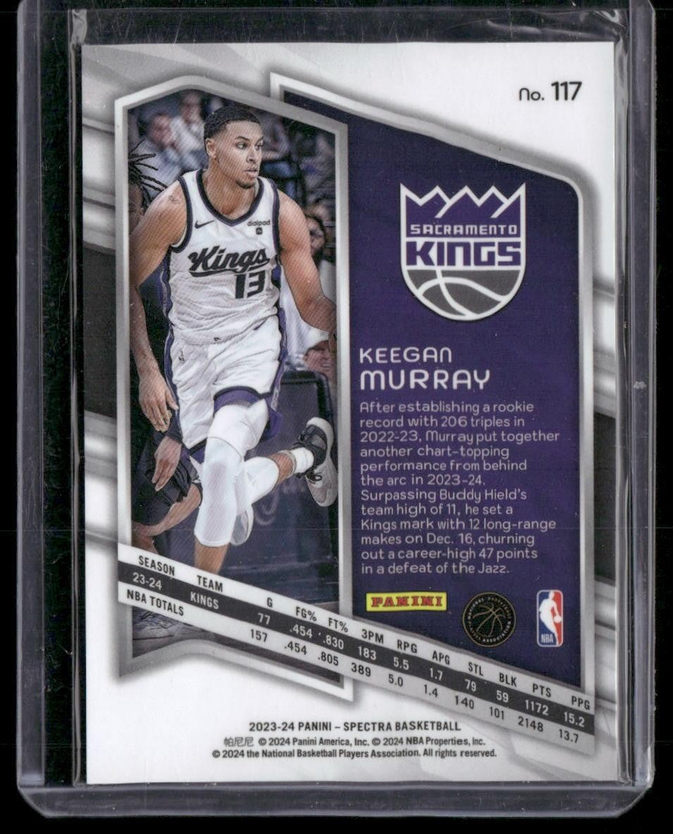 2023-24 Panini Spectra #117 Keegan Murray