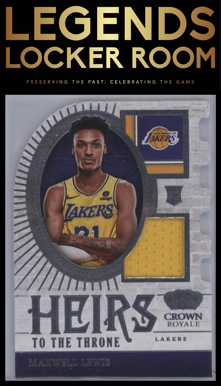 2023-24 Panini Crown Royale #HT-MAX Maxwell Lewis Heirs to the Throne