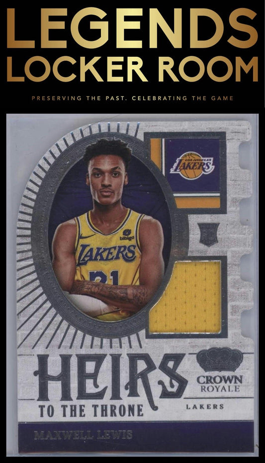 2023-24 Panini Crown Royale #HT-MAX Maxwell Lewis Heirs to the Throne