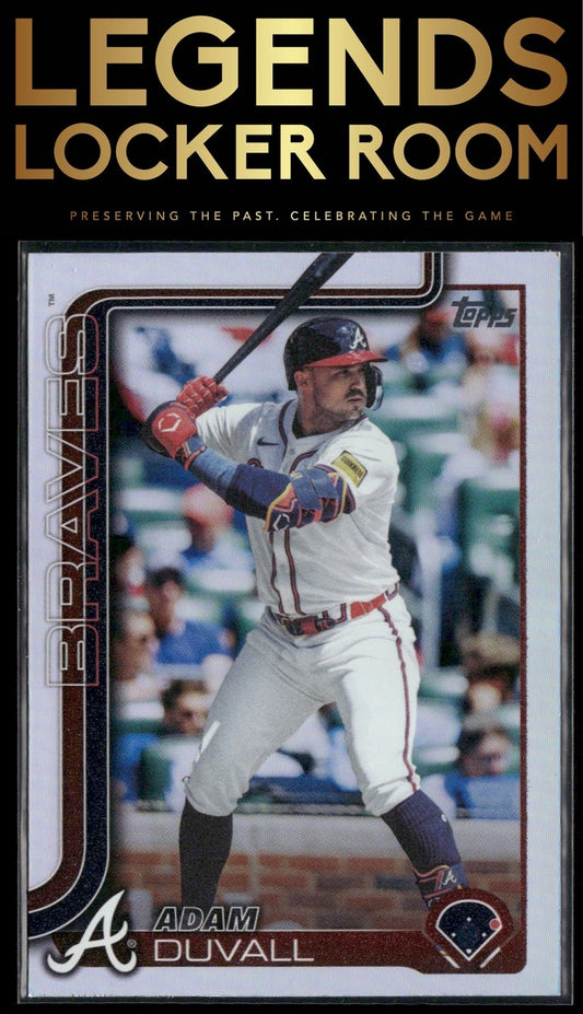 2025 Topps #654 Adam Duvall Rainbow Foil