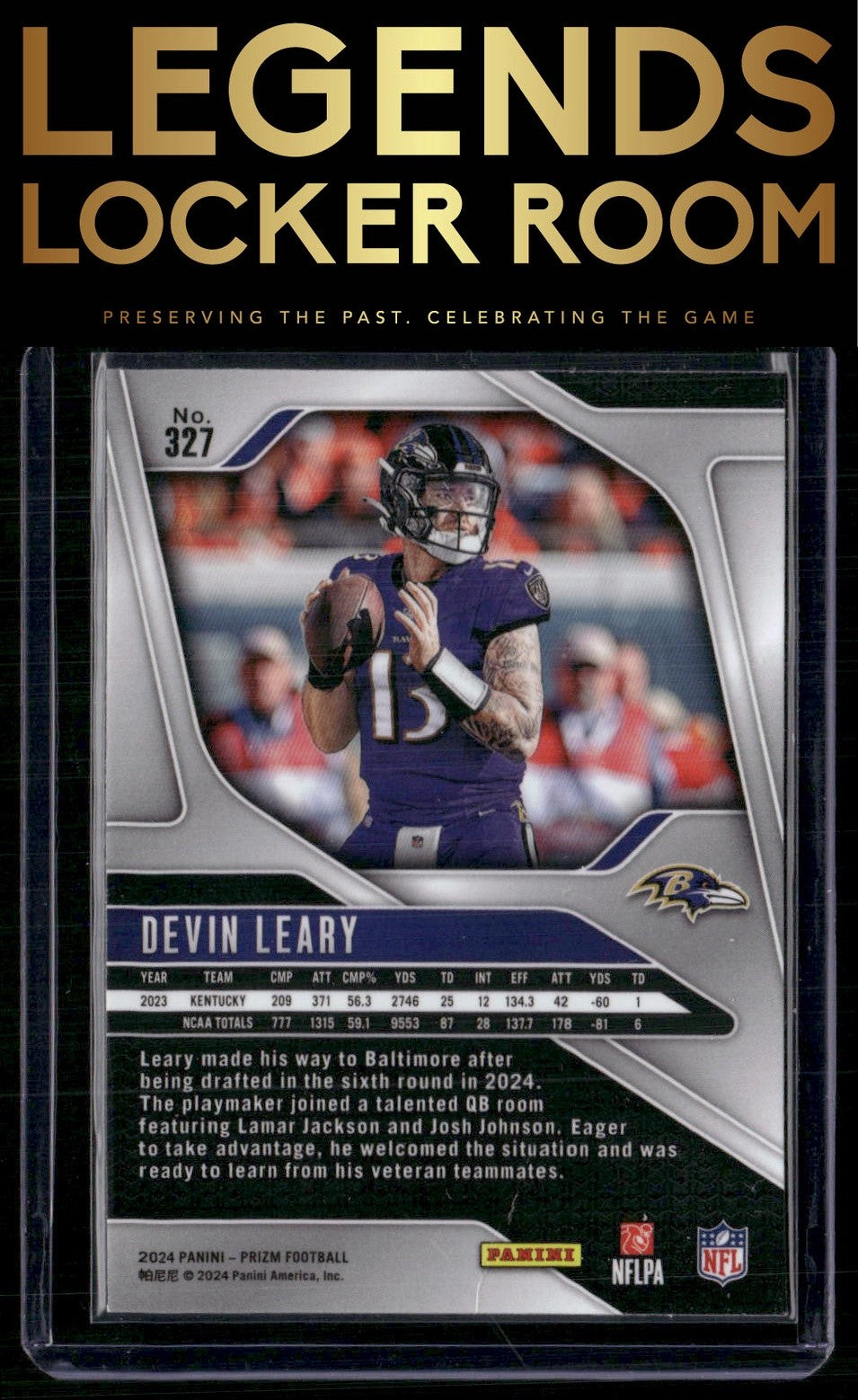 2024 Panini Prizm #327 Devin Leary