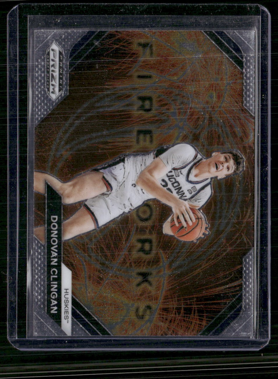 2024 Panini Prizm Draft Picks #14 Donovan Clingan Fireworks