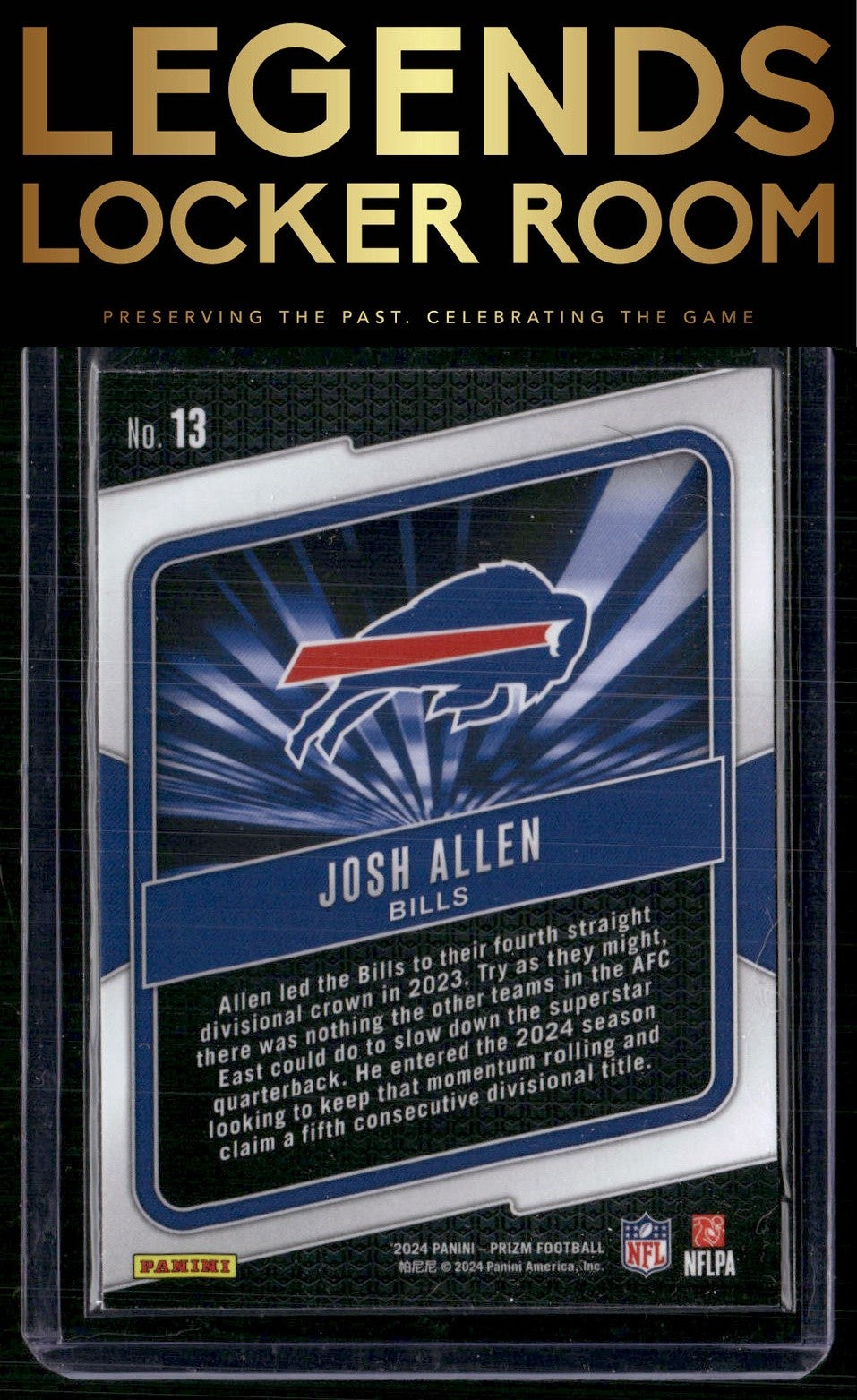 2024 Panini Prizm #13 Josh Allen Hype