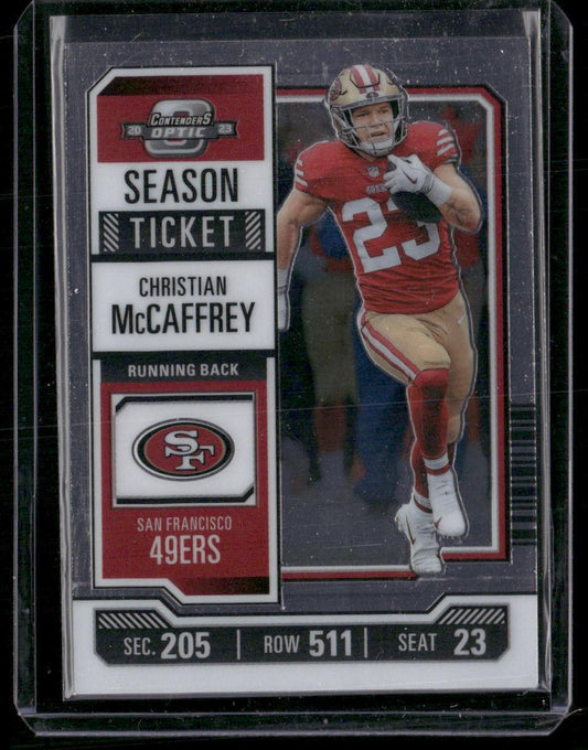 2023 Panini Contenders Optic #50 Christian McCaffrey