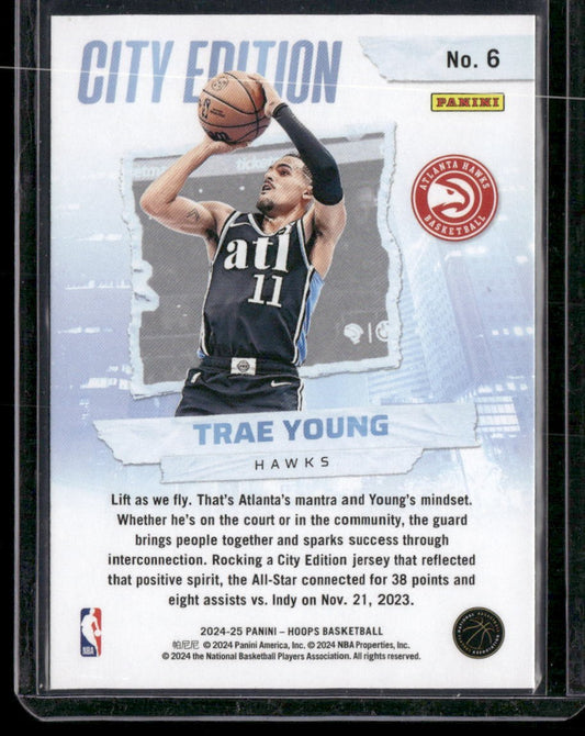 2024-25 Hoops #6 Trae Young City Edition
