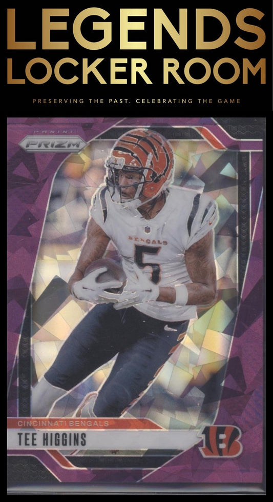 2024 Panini Prizm #58 Tee Higgins Purple Ice #/225