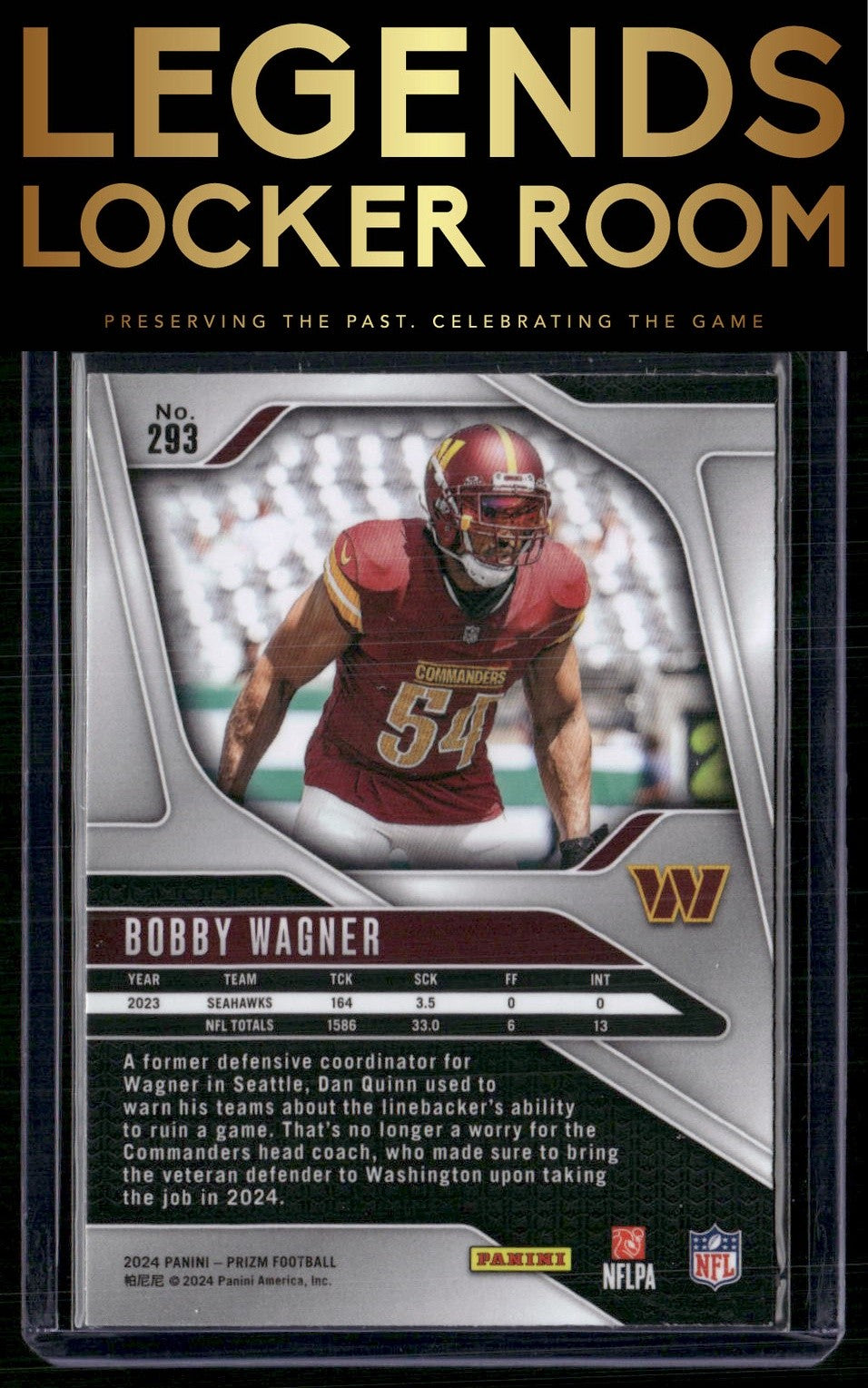 2024 Panini Prizm #293 Bobby Wagner