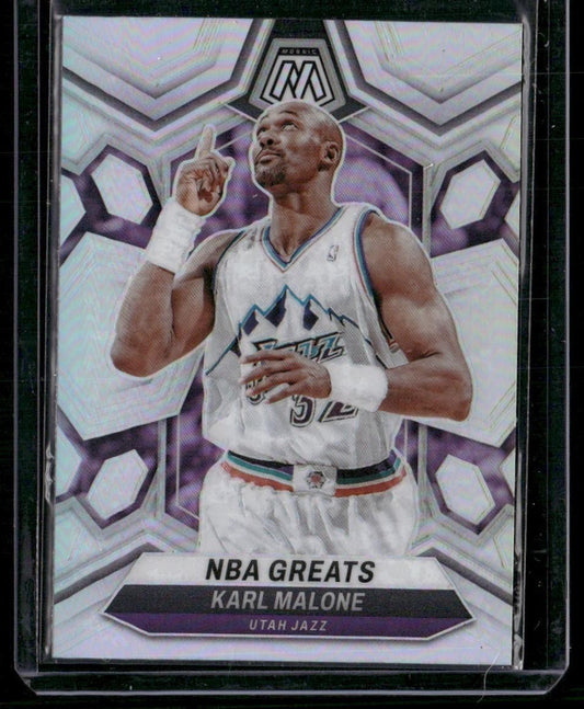 2023-24 Panini Mosaic #297 Karl Malone Silver
