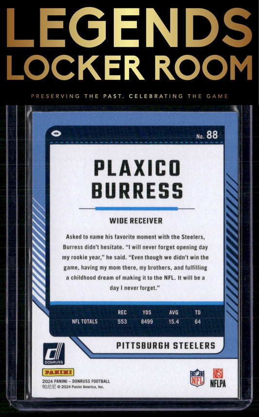 2024 Donruss #88 Plaxico Burress Press Proof Red
