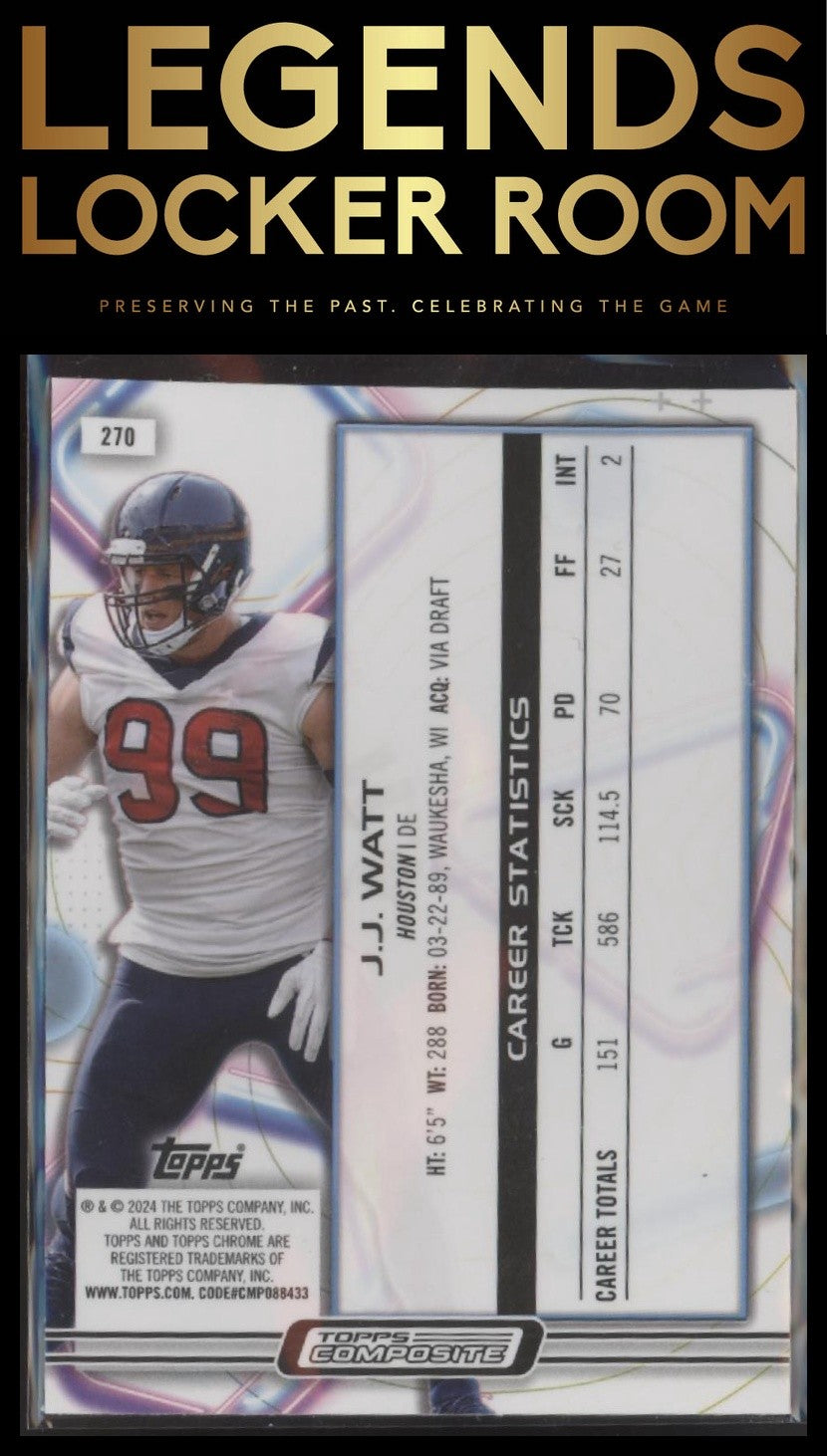 2023 Topps Composite #270 J.J. Watt