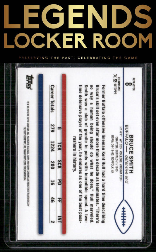 2024 Topps Chrome #8 Bruce Smith Refractor