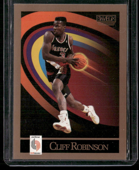 1990-91 SkyBox #239 Cliff Robinson