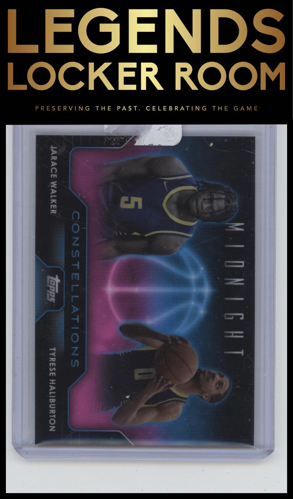 2023-24 Topps Midnight #C-25 Jarace Walker / Tyrese Haliburton