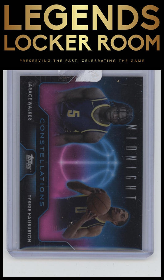 2023-24 Topps Midnight #C-25 Jarace Walker / Tyrese Haliburton