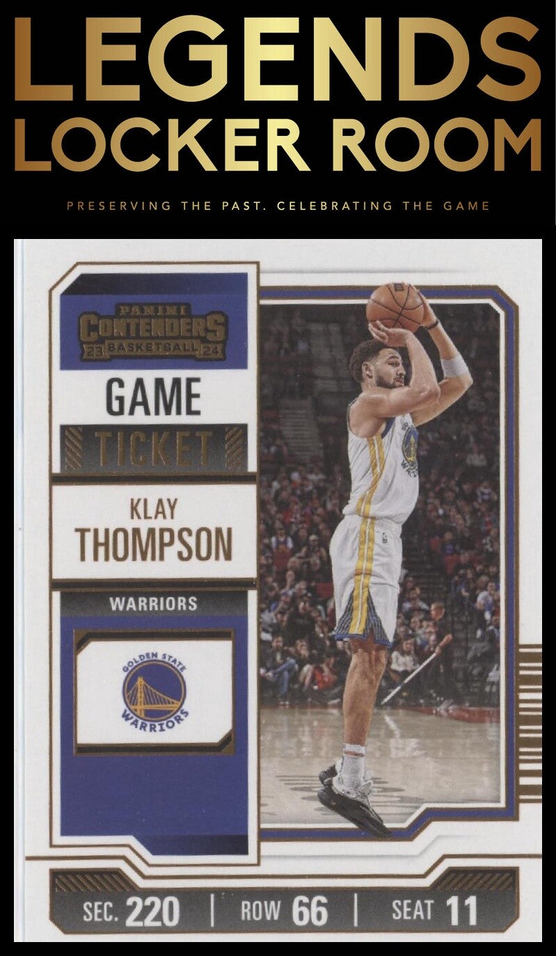 2023-24 Panini Contenders #5 Klay Thompson