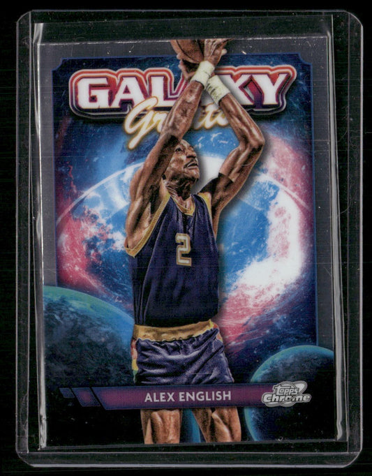 2023-24 Topps Chrome Cosmic #GG-24 Alex English Galaxy Greats