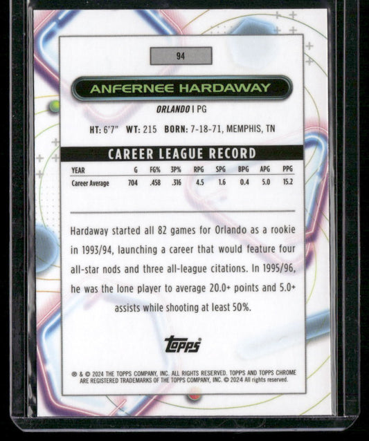 2023-24 Topps Chrome Cosmic #94 Anfernee Hardaway