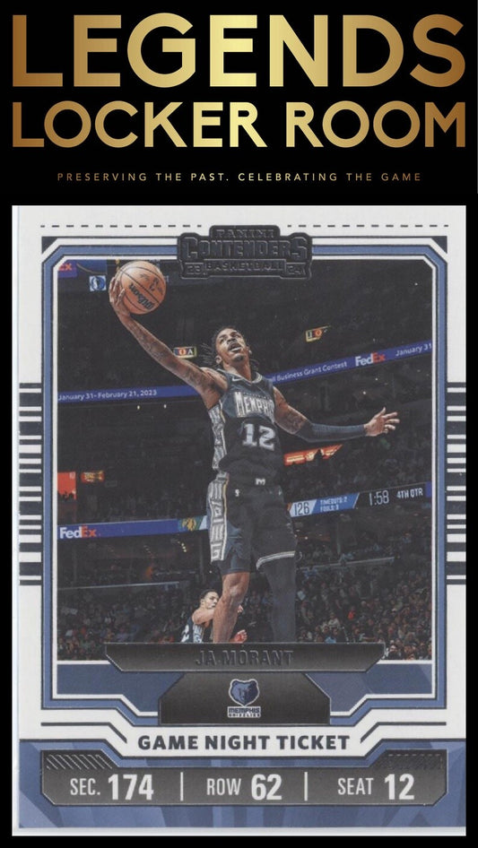 2023-24 Panini Contenders #3 Ja Morant Game Night Ticket