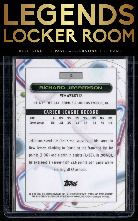 2023-24 Topps Chrome Cosmic #13 Richard Jefferson