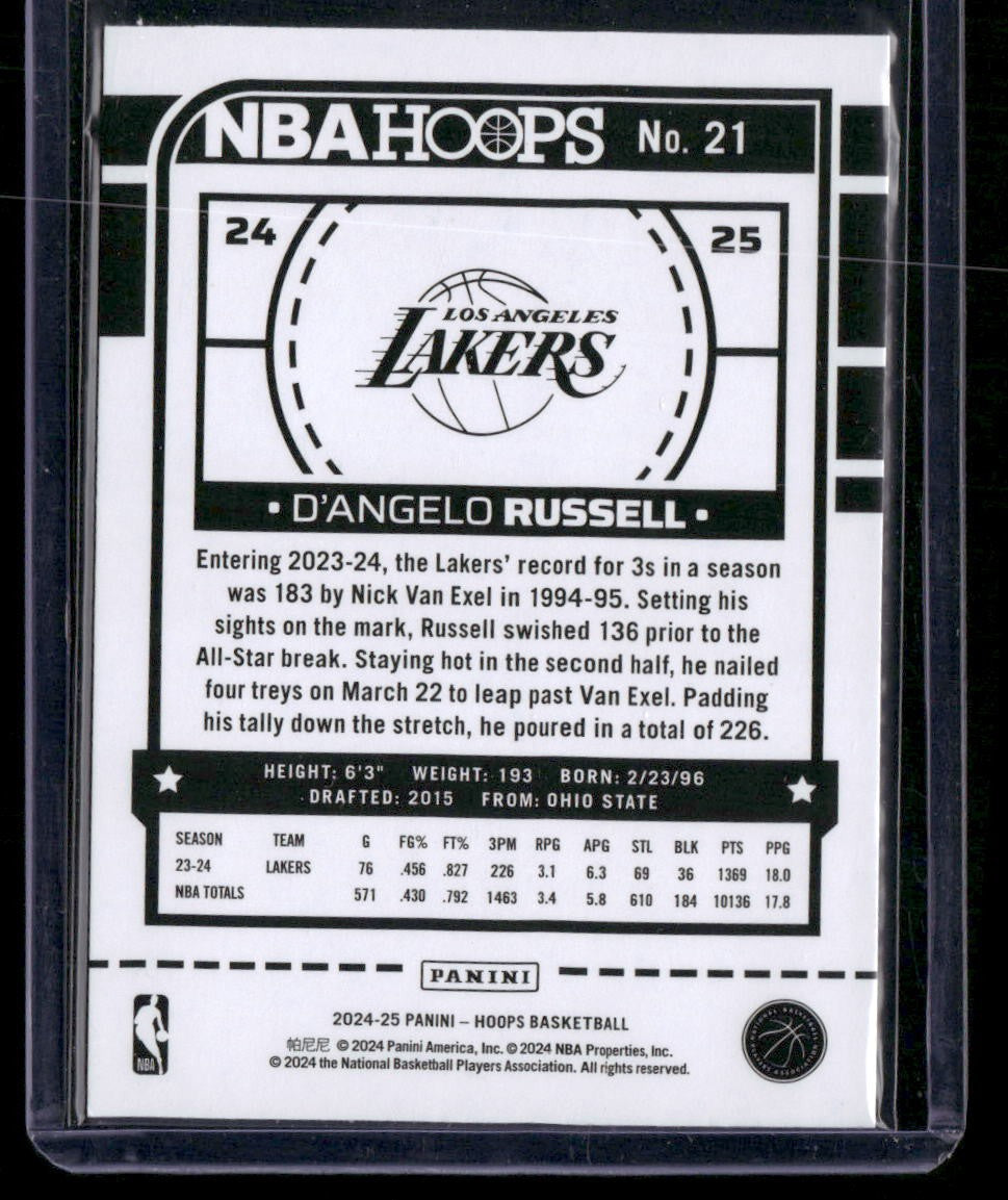 2024-25 Hoops #21 D'Angelo Russell