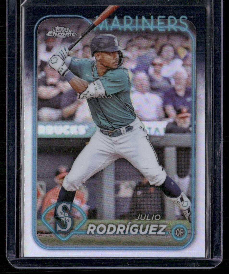 2024 Topps Chrome #300 Julio Rodríguez Refractor